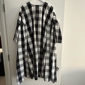 Veritecoeur Gingham Cotton Dress Size 1